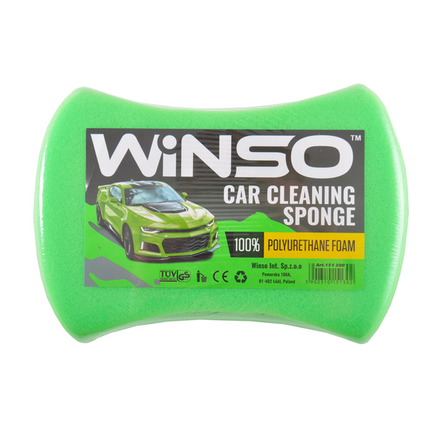 Губка зеленая 240х160х70мм WINSO