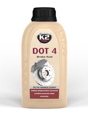 Гальмівна рідина DOT4 TURBO BRAKE FLUID 0.25л K2