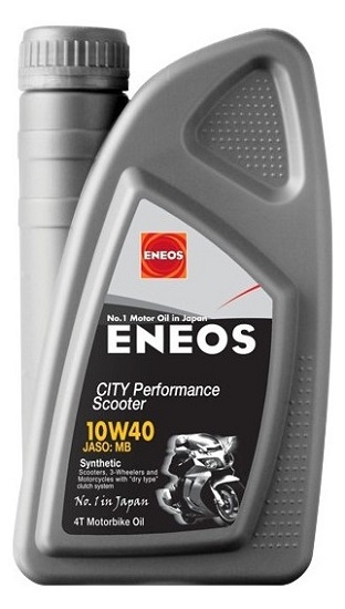 Олива для 4T двигателя 10W-40 CITY Performance SCOOTER 1л ENEOS