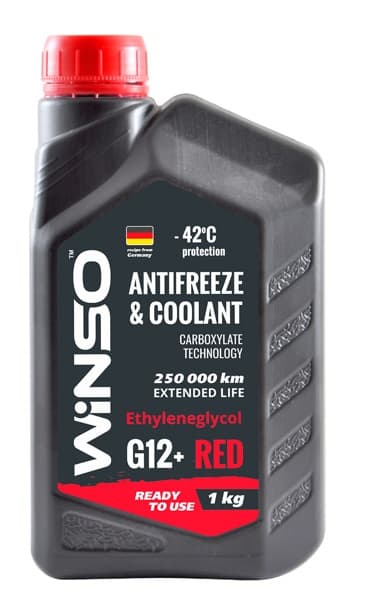 Антифриз WINSO G12+ -42°С червоний 1л 880920
