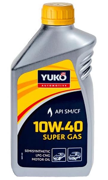 Олива моторна 10W-40 SUPER GAS API SM/CF 1л YUKO 4820070246131